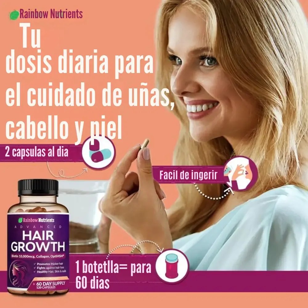 Cabello más grueso y fuerte