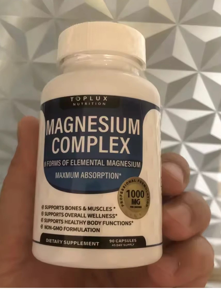 Frasco Magnesium Complex recibido por un cliente