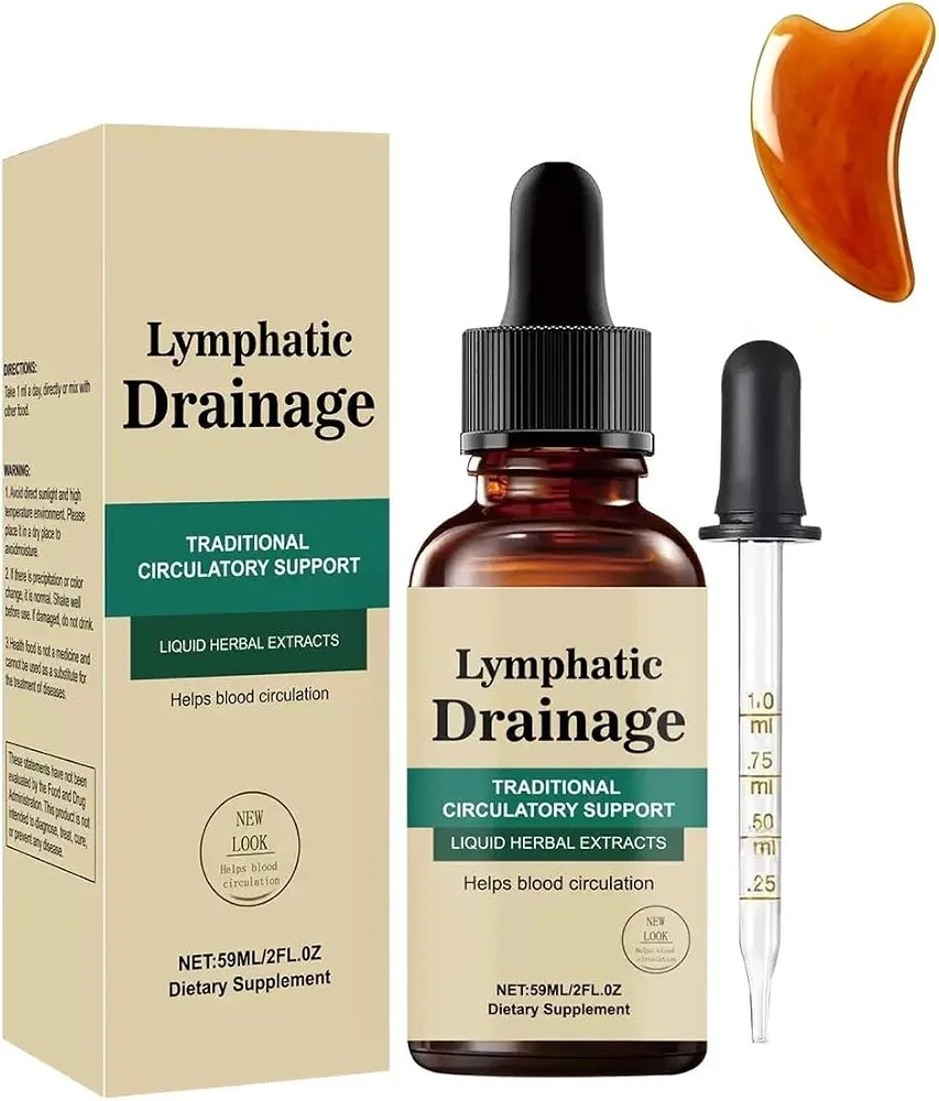 Gotero dosificador y guía de porción de Lymphatic Drainage