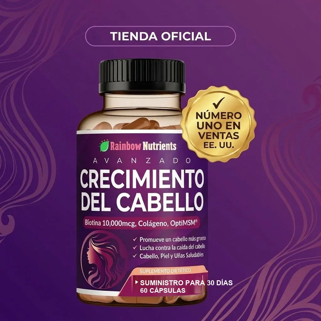 Rainbow Nutrients Crecimiento del Cabello 60 cápsulas
