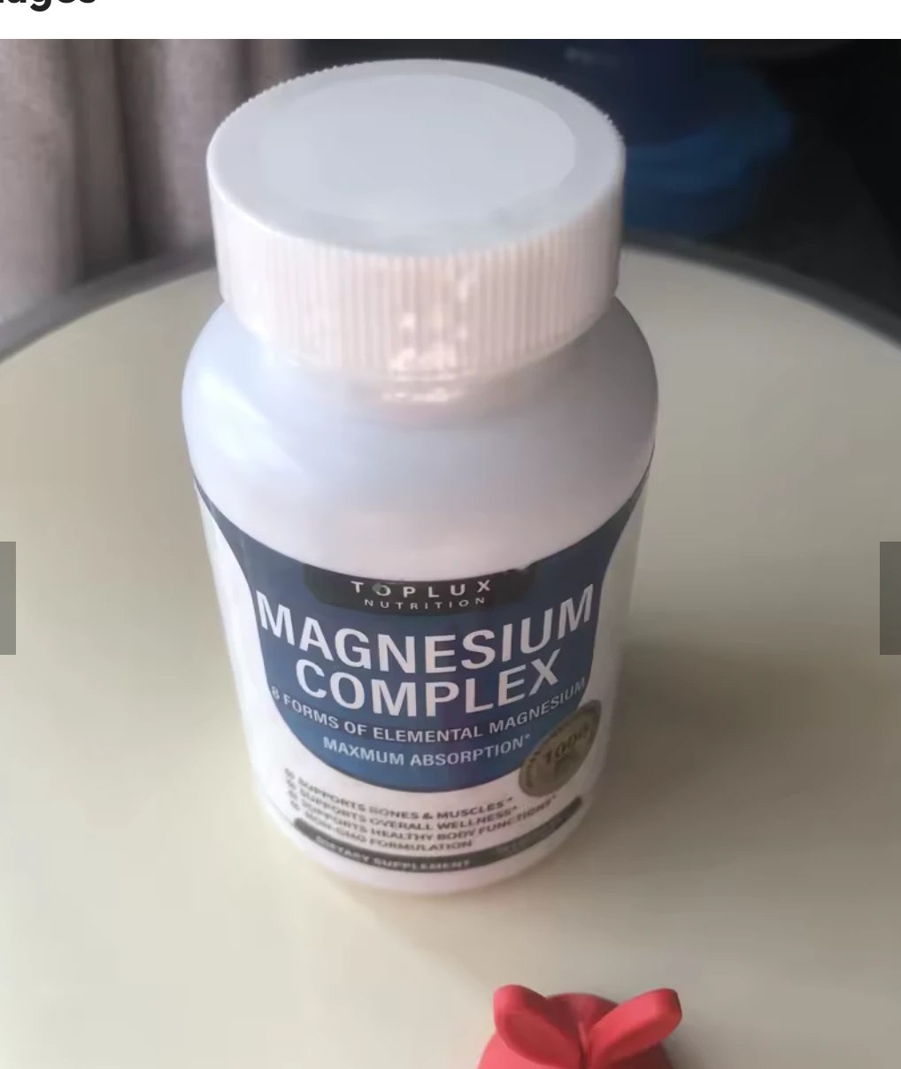 Frasco real de Magnesium Complex recibido por un cliente