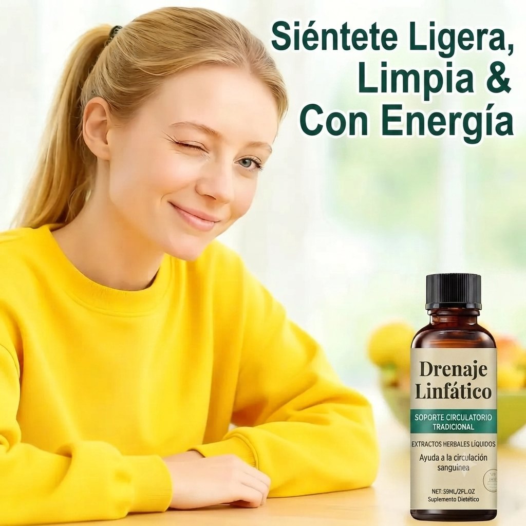 Mujer adulta integrando Lymphatic Drainage a su rutina con agua